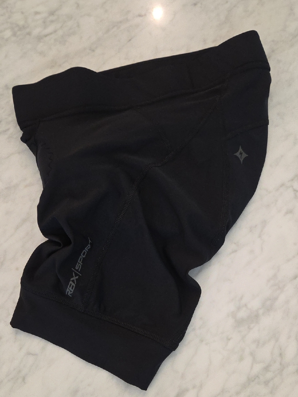 RBX Black Athletic Sport Shorts For Bike Riding